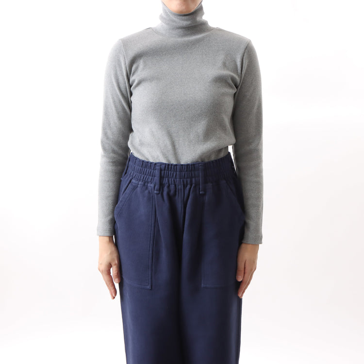 M-SIC/ Heavy Rib Turtleneck Pullover 