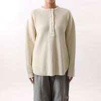 M-SIC/ ラゲットリブ ヘンリーネック プルオーバー カットソー ニットアップ