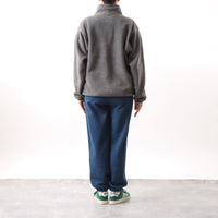 M-SIC/ オーバーサイズ リサイクルポリエステル エコフリース ハーフジップ プルオーバー ユニセックス