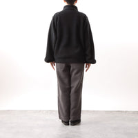 BAMME/ リサイクルポリエステル エコフリース ブリティッシュポリス ジップブルゾン オーバーサイズ ユニセックス