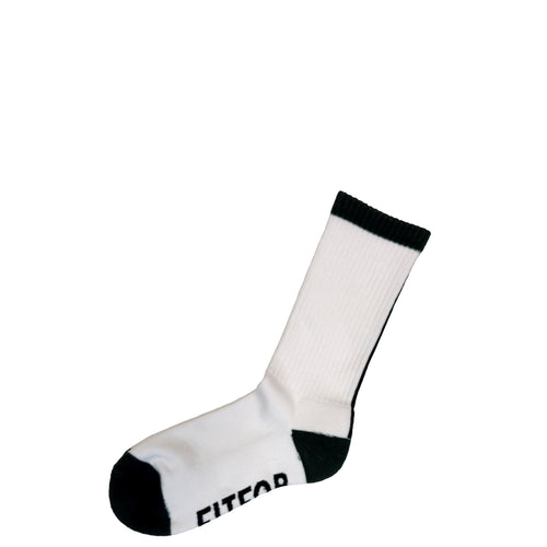 FITFOR/ back line socks WHITE