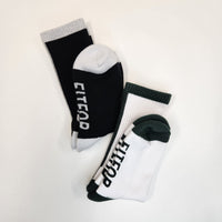 FITFOR/ back line socks WHITE