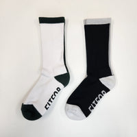 FITFOR/ back line socks BLACK