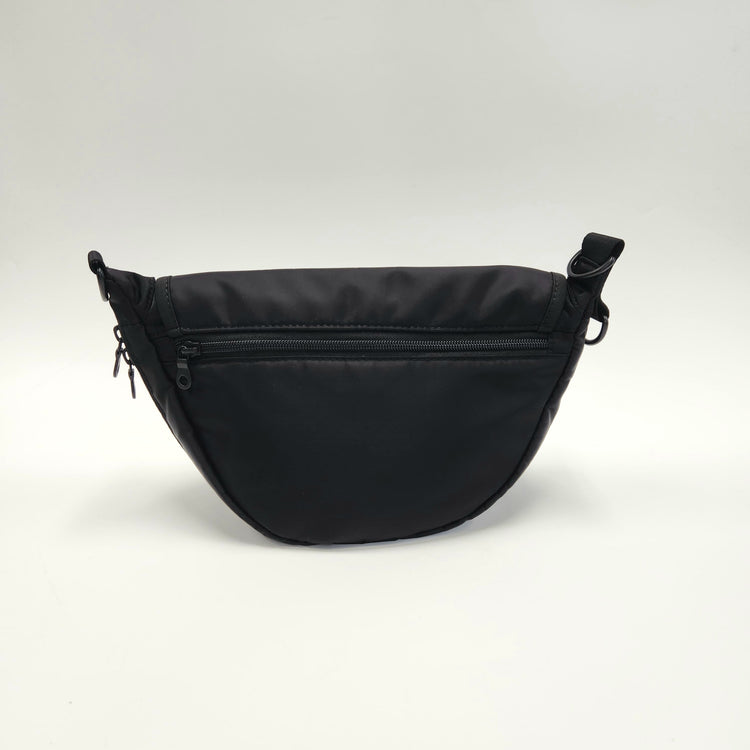 FADEN/ Destoryed U half moon bag「004_Janis」