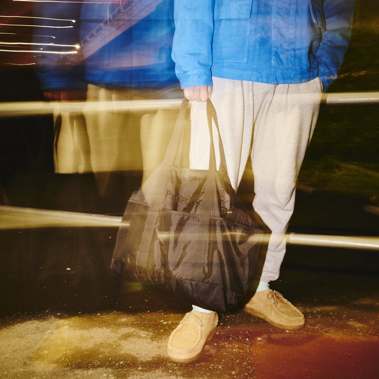 PACKING/ RIP STOP 5P UTILITY TOTE BLACK PA-038