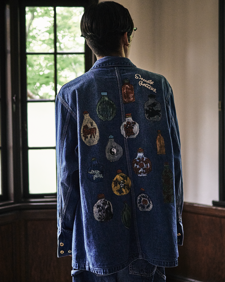 Work of Art Kendai /  DENIM COVERALL AGED WASH