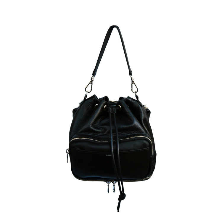 FADEN/ Leather High Spec Kinchaku Bag「008_Lou_Parallel」