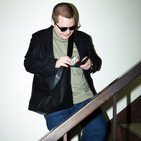 PACKING/ LEATHER MESSENGER　PA-043