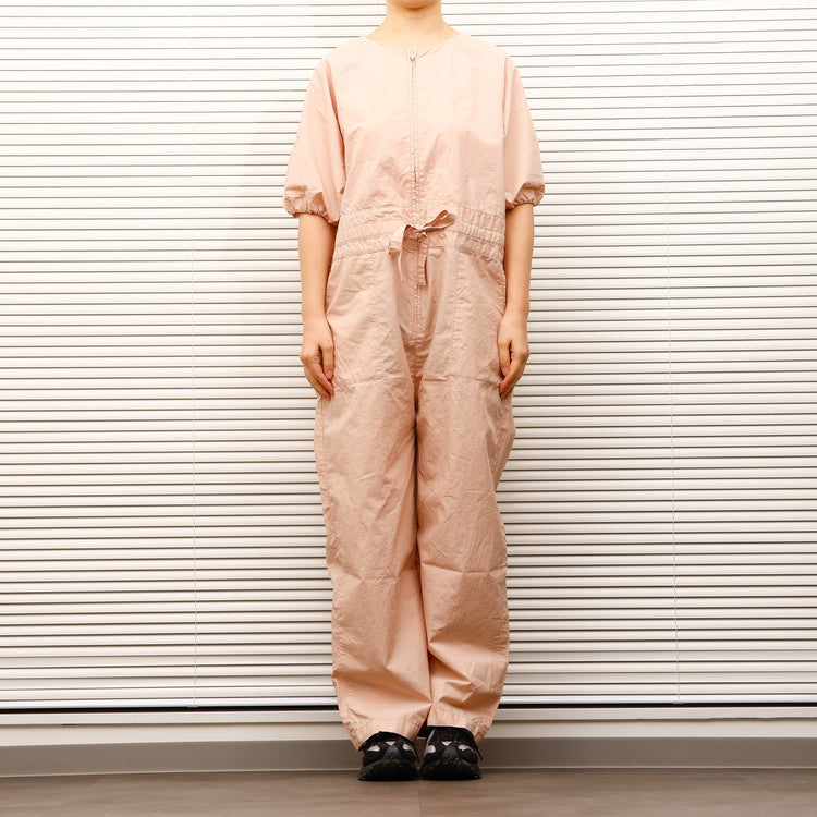 MEYAME / HALF ZIP ALL IN ONE PINK