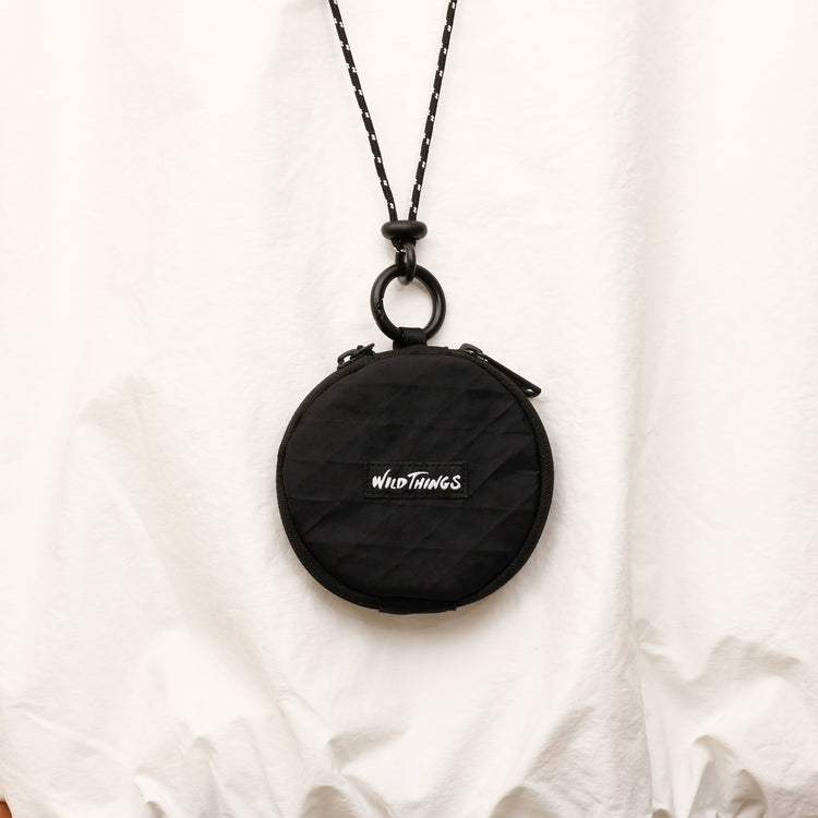 WILD THINGS / CIRCLE NECK WALLET(X-PAC&amp;SPECTRA) SP BLACK