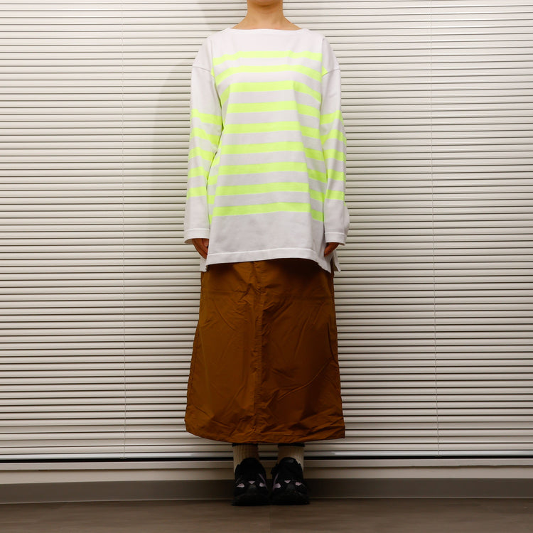 maillot / Panel Border Basque  MAK-23111 WHITE*WIDE HI WELLOW