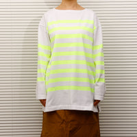 maillot / Panel Border Basque  MAK-23111 WHITE*WIDE HI WELLOW