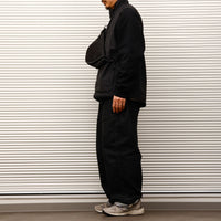 FADEN/ Destoryed U half moon bag「004_Janis」