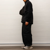 FADEN/ Destoryed U half moon bag「004_Janis」