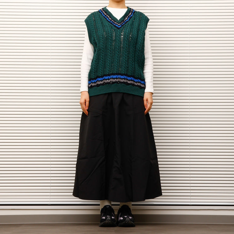 COOHEM  / SUKASHI TILDEN KNIT V/T GREEN