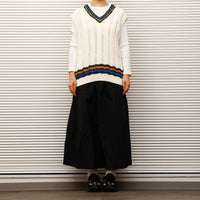 COOHEM  / SUKASHI TILDEN KNIT V/T WHITE