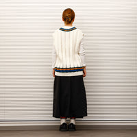 COOHEM  / SUKASHI TILDEN KNIT V/T WHITE