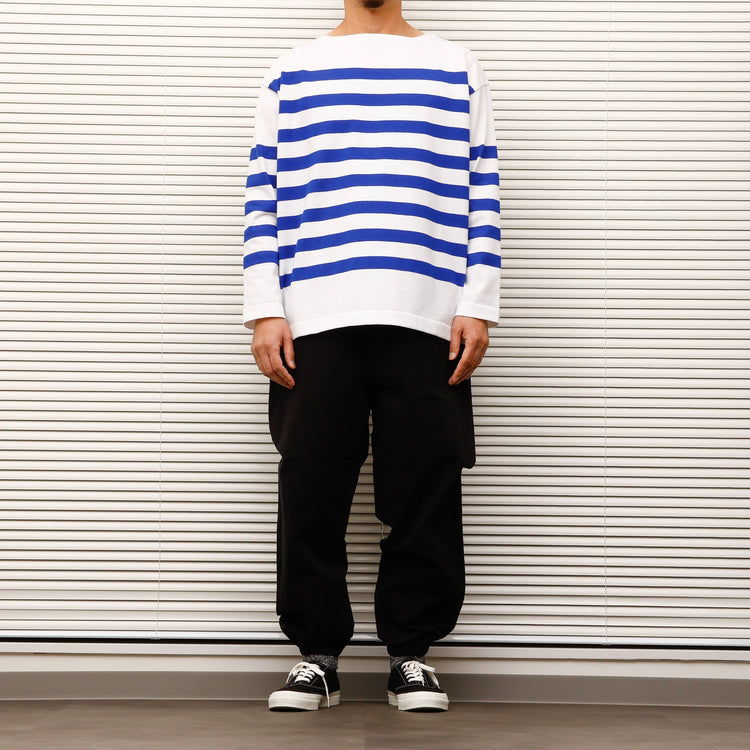 maillot / Panel Border Basque  MAK-23111 WHITE*WIDE ROYAL