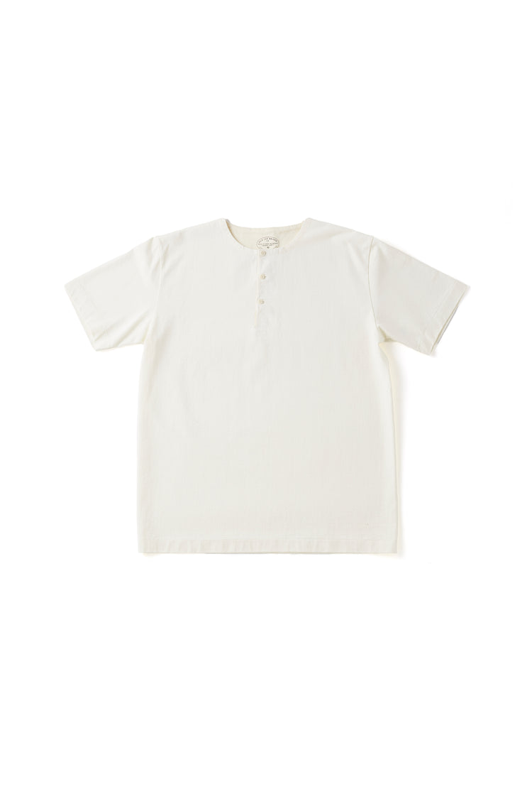 OLD JOE BRAND   TUBE TEE (Henry-Neck) 261OJ-CT07 RAW WHITE