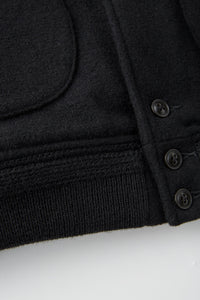 OLD JOE BRAND   BUTTON-FRONT CAMPBELL JACKET ONYX*ONYX