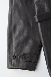 OLD JOE BRAND   PATINA HORSE-HIDE VEHICLE COAT 262OJ-JK22 PATINA BLACK