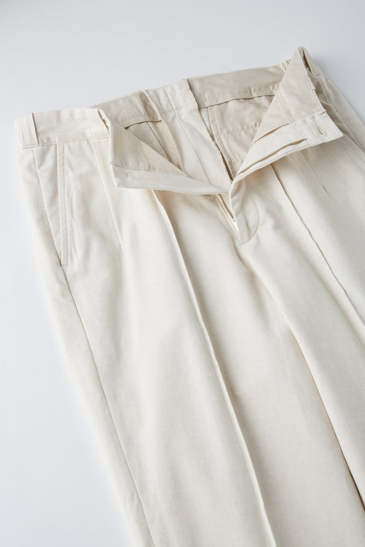 OLD JOE BRAND   FRONT TUCK ARMY TROUSER - 261OJ-PT09 IVORY