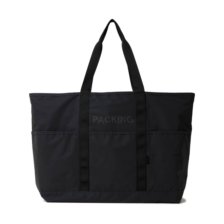 PACKING  BLACK REFLECTIVE TOTE PA-059