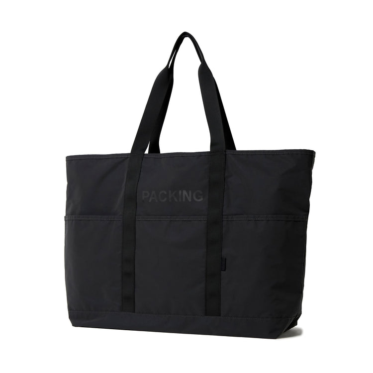 PACKING  BLACK REFLECTIVE TOTE PA-059