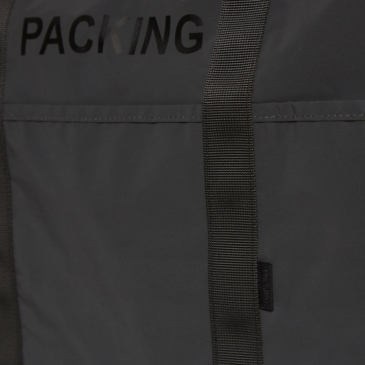 PACKING  BLACK REFLECTIVE TOTE PA-059