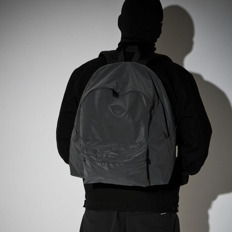 PACKING  BLACK REFLECTIVE BACKPACK PA-057