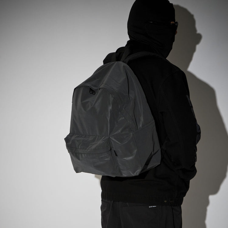 PACKING BLACK REFLECTIVE BACKPACK PA-057