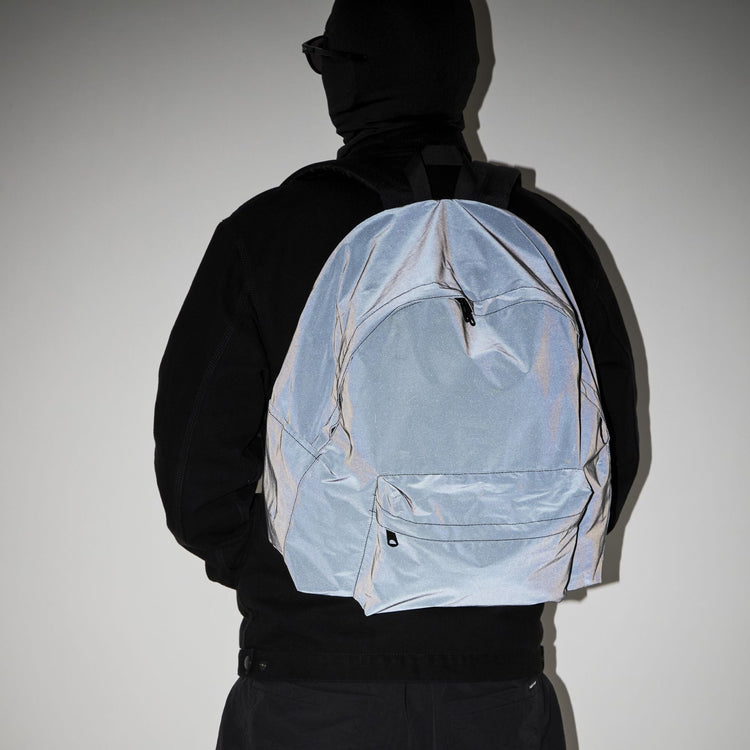 PACKING  BLACK REFLECTIVE BACKPACK PA-057