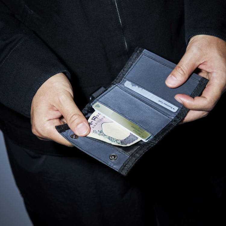 PACKING  BLACK REFLECTIVE WALLET PA-060