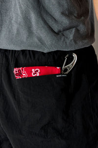 BAGGYSHORTS BA-002 BAGGY 7P PANTS BLACK