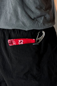 BAGGYSHORTS  BA-002 BAGGY 7P PANTS BLACK