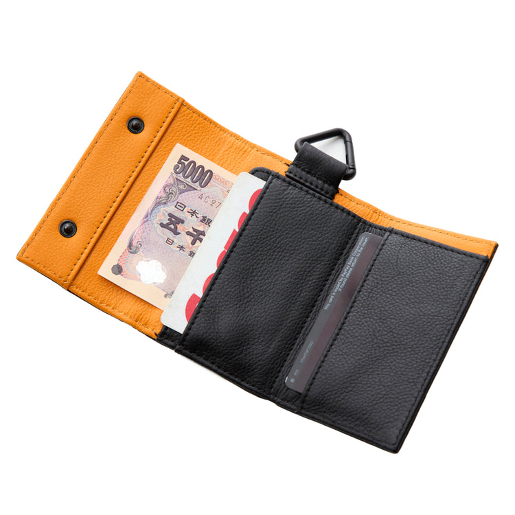 PACKING  PA-062 NEW LEATHER WALLET （牛革) ORANGE