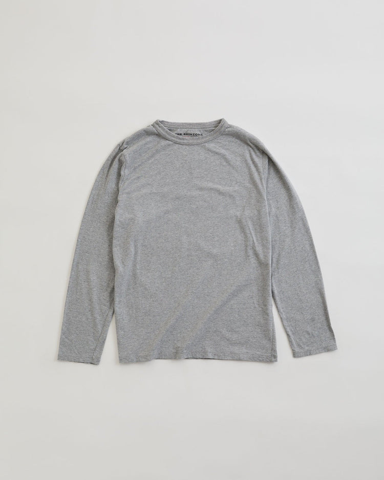 THE SHINZONE  PACK LONG SLEEVE TEE 06 GRAY