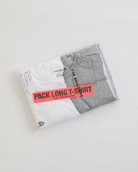 THE SHINZONE  PACK LONG SLEEVE TEE 06 GRAY