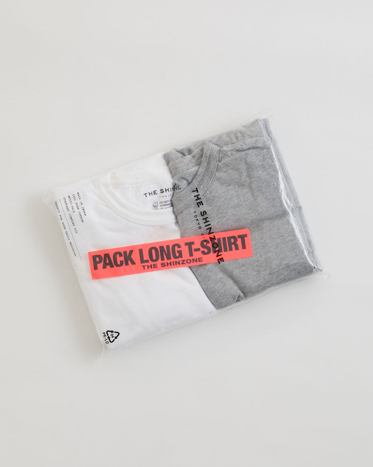 THE SHINZONE  PACK LONG SLEEVE TEE 06 GRAY