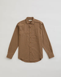 THE SHINZONE / PECK CHECKED SHIRT 41 BEIGE
