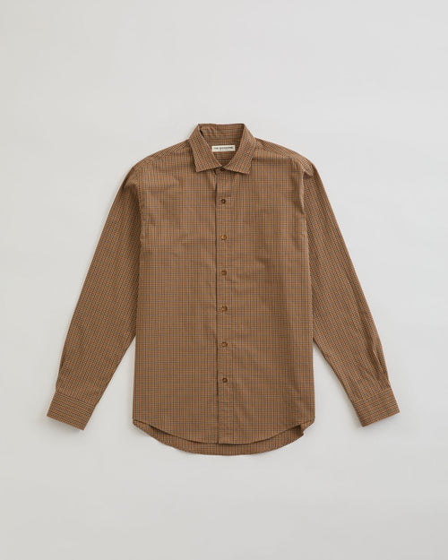 THE SHINZONE / PECK CHECKED SHIRT 41 BEIGE