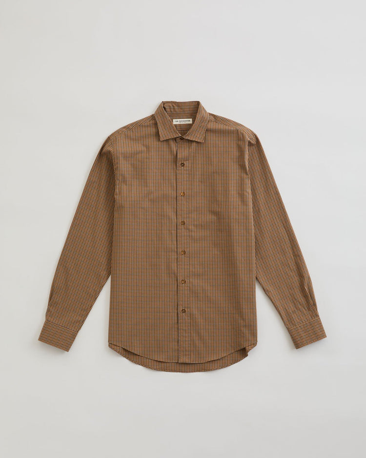 THE SHINZONE / PECK CHECKED SHIRT 41 BEIGE