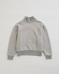 THE SHINZONE  HIGH NECK COMMON SWEATSHIRT 06 GRAY
