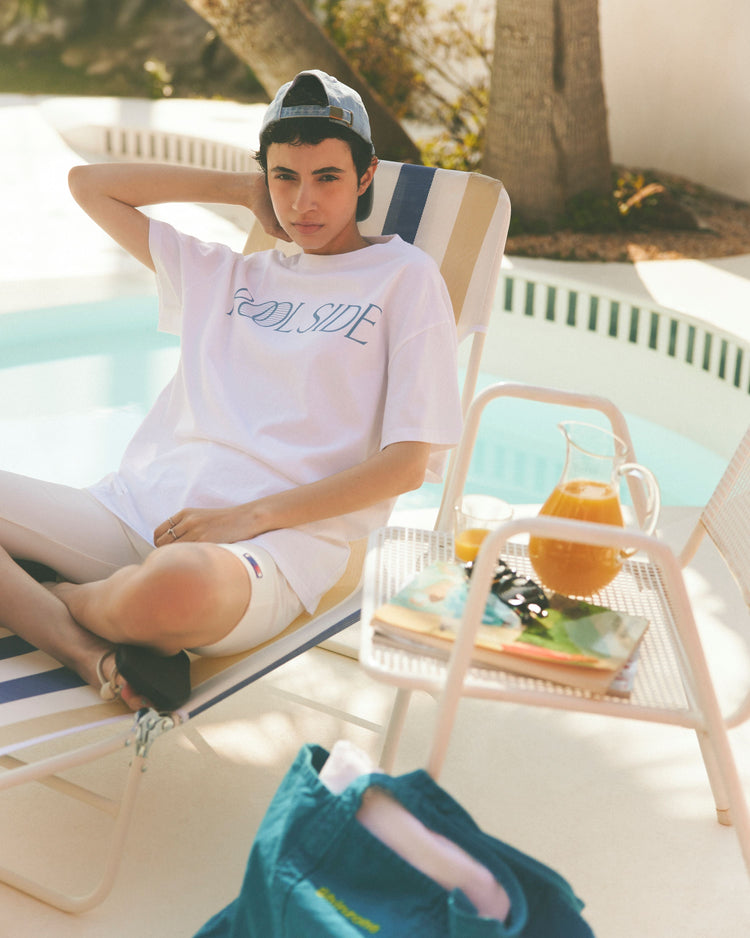 THE SHINZONE / POOLSIDE TEE 01 WHITE