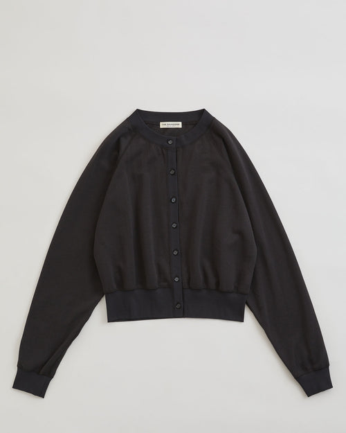 THE SHINZONE  SHEER LONG SLEEVES CARDIGAN 05 C.GRAY