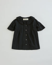 THE SHINZONE  LACE BLOUSE 07 BLACK