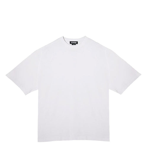 FITFOR/ WIDE BOX HALF SLEEVE TEE 205 WHITE