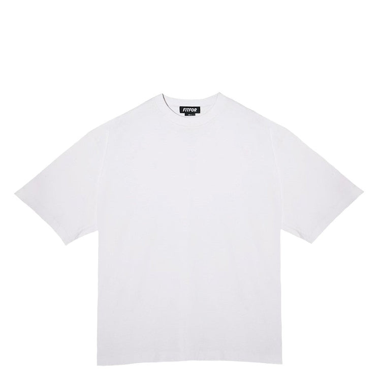 FITFOR/ WIDE BOX HALF SLEEVE TEE 205 WHITE