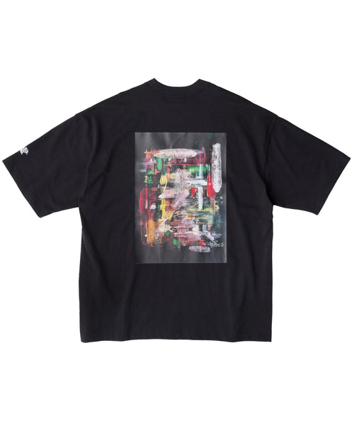FITFOR/ ARTIST WIDE HALF SLEEVE TEE 205C BLACK