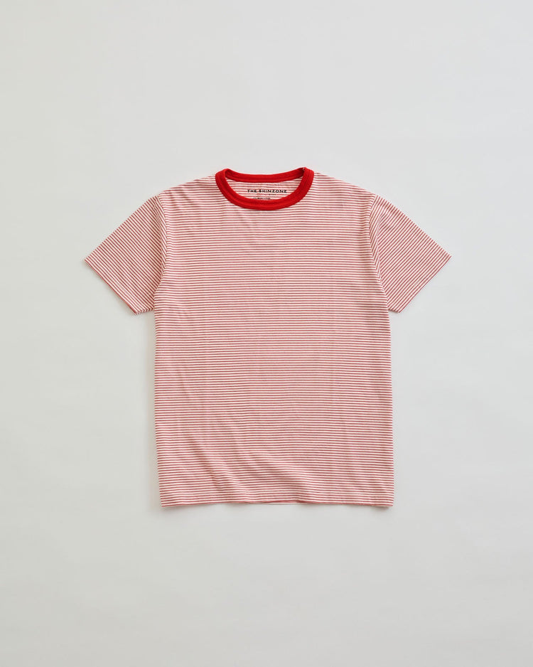 THE SHINZONE / PACK TEE 05 C.GRAY/RED BORDER